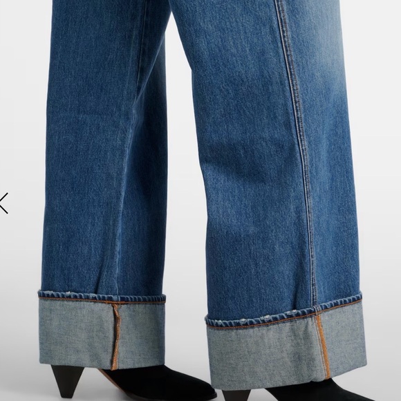 Veronica Beard high-rise wide leg jeans in Rebel stone - Picture 4 of 10